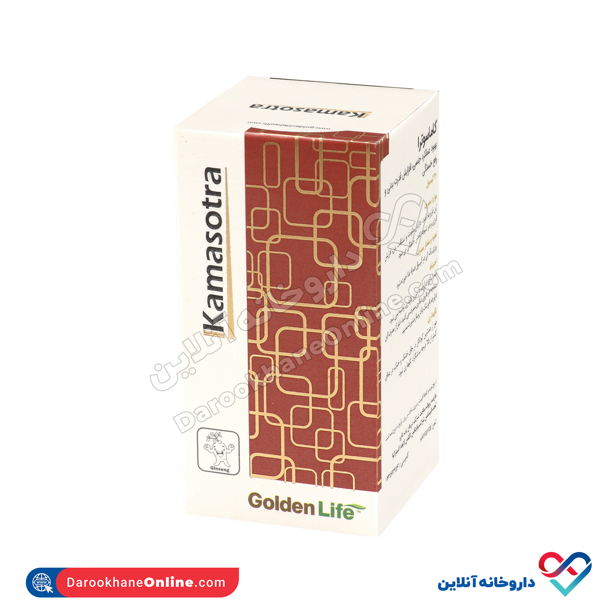 22029267-c529-4ed5-919b-b81f9fc2a0cb.jpg کپسول کاماسوترا گلدن لایف 30عددی - Image 1